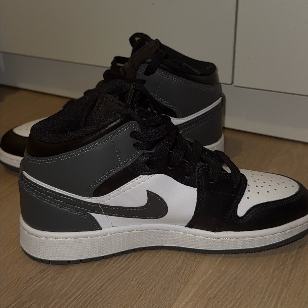 Jordan Black and White Sneakers